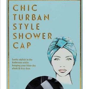 Louvelle chic turban style shower cap